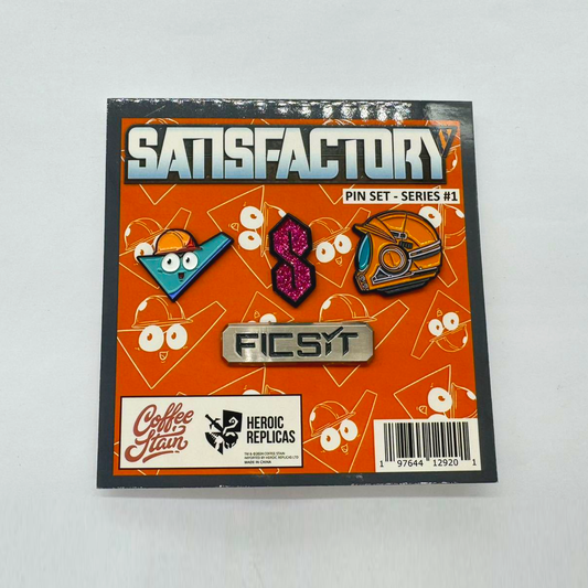 Satisfactory Enamel Pin Set