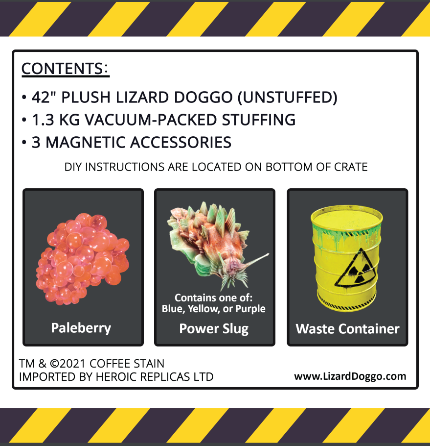 Lizard Doggo 42" Plush Set