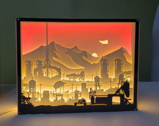 Landscape Sunrise Lightbox