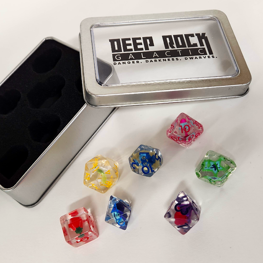 Deep Rock Galactic 7-pc Dice Set [PRE-ORDER]