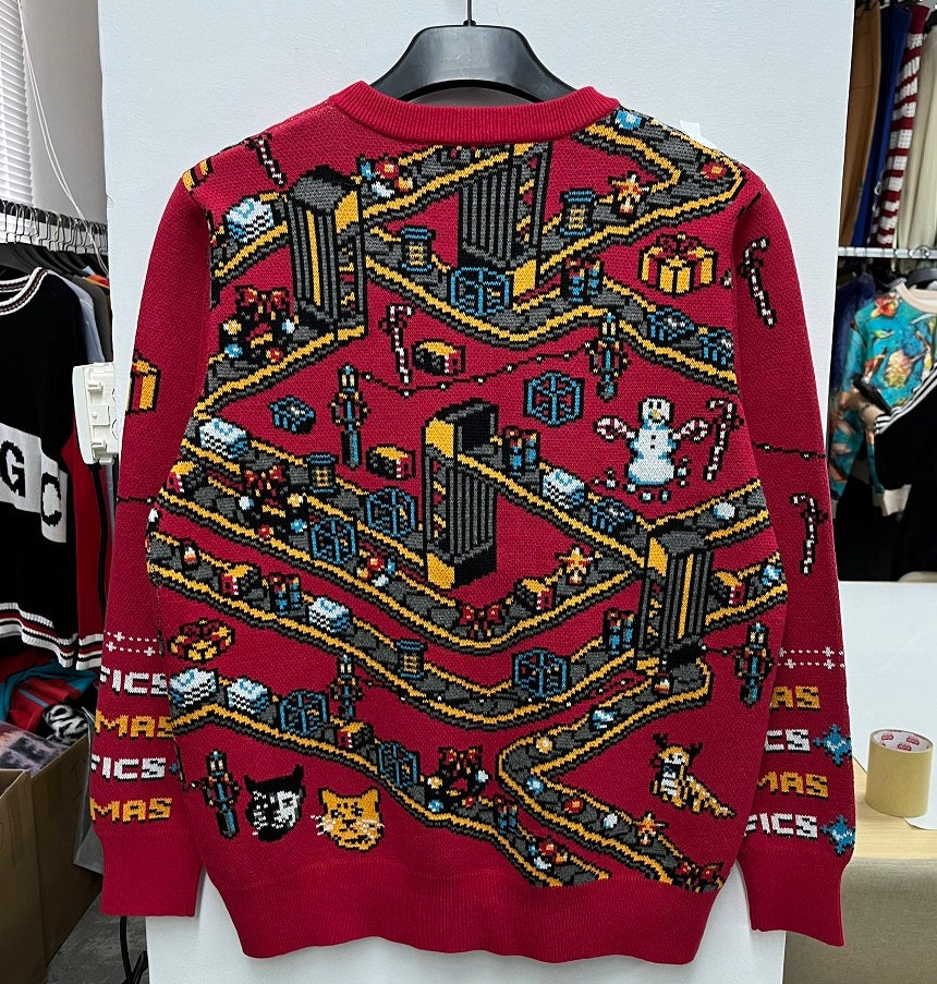 Jacquard-knit FICSIT Sweater